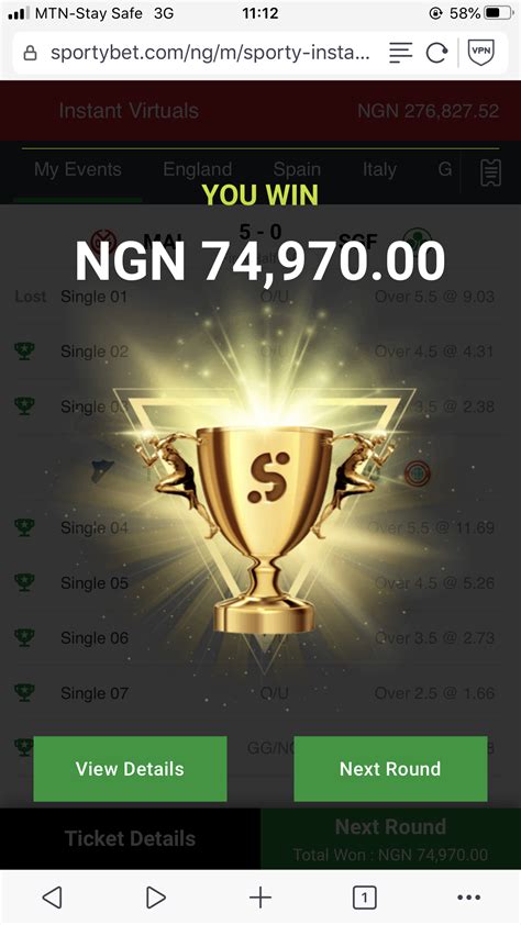 sportybet winning ticket yesterday